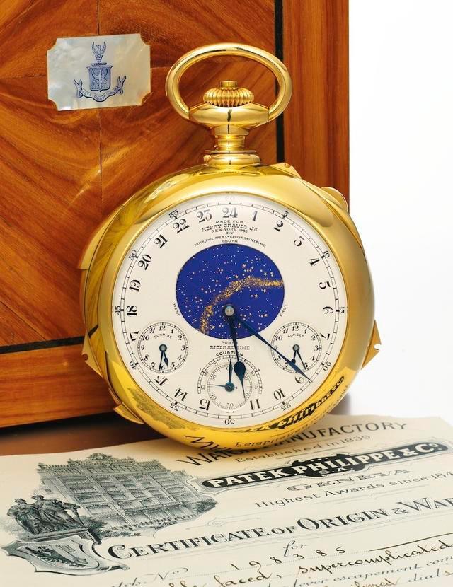 世界最昂贵的百达翡丽10款顶级表，奢华顶级的象征