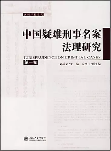 中国疑难刑事名案法理研究（第一卷）
