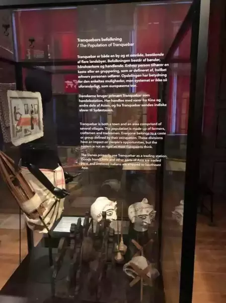 丹麦国家博物馆特兰奎巴展厅，作者2019年摄