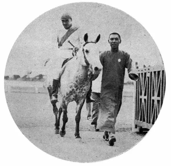 1936年6月7日马祥生赢得引翔淑女银袋赛，杜月笙代其拉马走大看台
