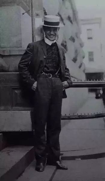 协胜堂大佬“素鸭”，摄于19世纪末20世纪初
