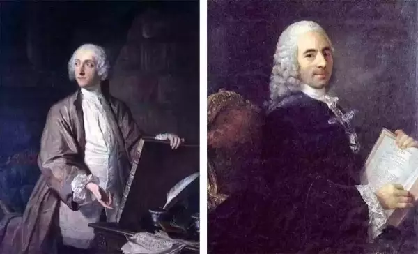 重农学派创立者：米拉波侯爵（1715-1789）与魁奈（1694-1774）