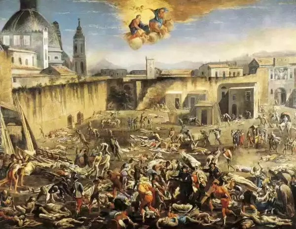 1656年，意大利，那不勒斯的瘟疫。