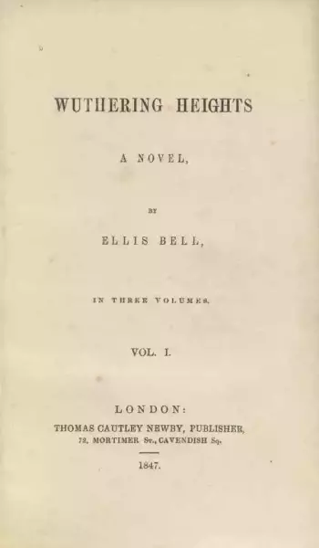 《呼啸山庄》初版本（1847）