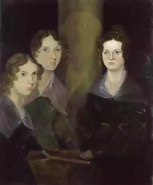 布兰威尔绘安妮、艾米莉和夏洛蒂三姐妹（1834）