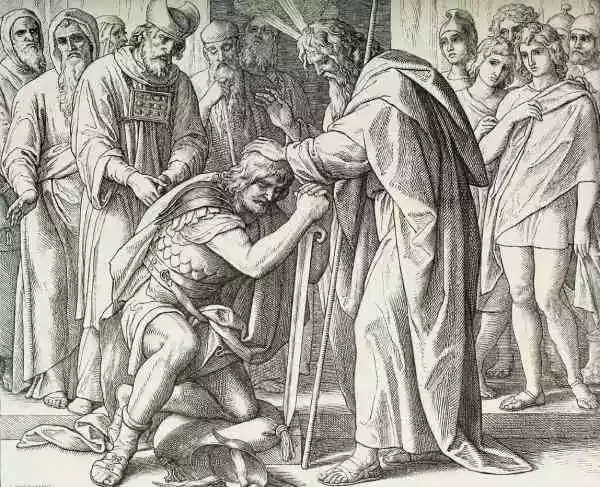 摩西宣告约书亚为自己的继承者