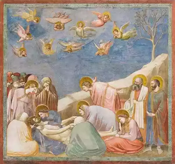 《哀悼基督》，乔托·约，1305年。