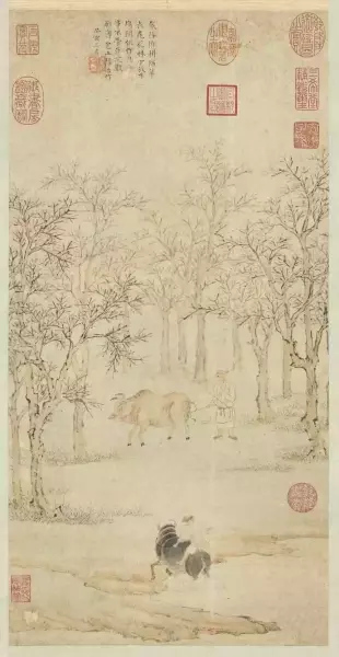 台北故宫博物院“巨幅书画”展郎世宁等名作
